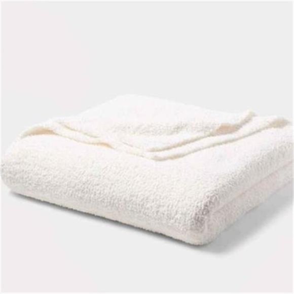 TWIN Cozy Chenille Bed Blanket - Threshold™ - Picture 2 of 3